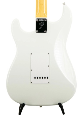 Fender FSR Collection Traditional Late 60s Stratocaster Guitar, RW FB, Olympic White