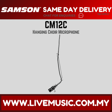 Samson CM12C Hanging Choir Microphone With PM5 (CM 12C/CM-12C)
