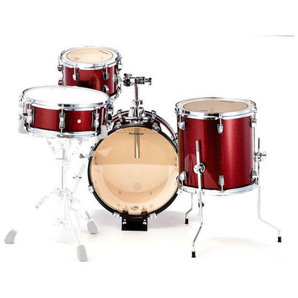 Ludwig LC179XX025DIR Breakbeat By Questlove 4-Piece Drum Kit with Bag - Wine Red Sparkle (LC179XX025 DIR)
