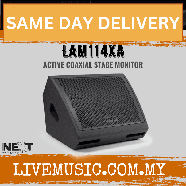 Next Audio LAM114XA Active Coaxial Stage Monitor ( LAM 114 XA / LAM 114XA )