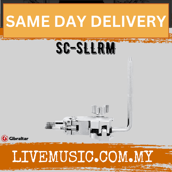 Gibraltar SC-SLRM 12.7mm Large Single L-Rod Mount w/Clamp (SC SLRM/SCSLRM)