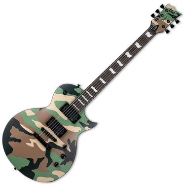 ESP LTD Deluxe EC-1000 Electric Guitar - Woodland Camo Satin ( EC-1000  EC1000 )
