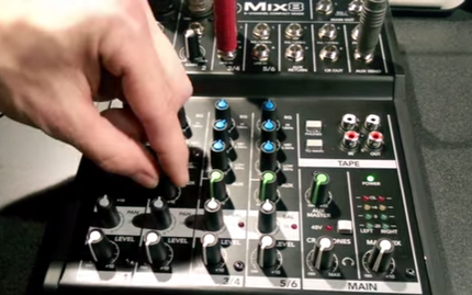 Mackie Mix8 8-channel Compact Mixer (MIX 8/MIX-8)