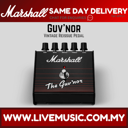 Marshall Guvnor Guitar Effects Pedal