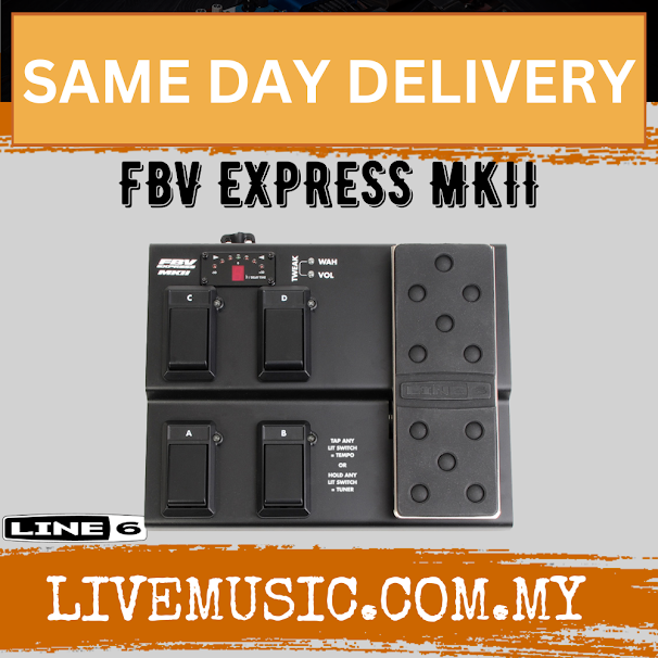 Line 6 FBV Express MkII 4-channel Footswitch Controller (LINE6)