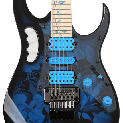 Ibanez JEM77P-BFP Steve Vai Signature Electric Guitar - Blue Floral Pattern ( JEM77P BFP / JEM77PBFP )