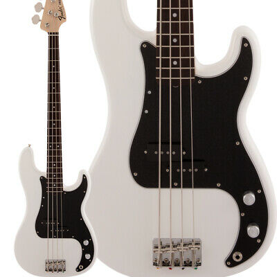 Fender Japan Traditional II 70s Precision Bass Guitar, Rosewood Fretboard with FREE Gig Bag - Arctic White