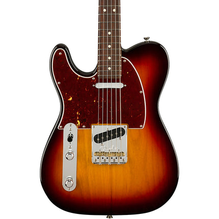 Fender American Professional II Left-Handed Telecaster Electric Guitar, Rosewood Fretboard - 3-Tone Sunburst