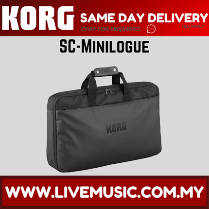 Korg SC-Minilogue Soft Case Bag Hand Carry Travel Slant for Minilogue Synth ( SC Minilogue / SCMinilogue )