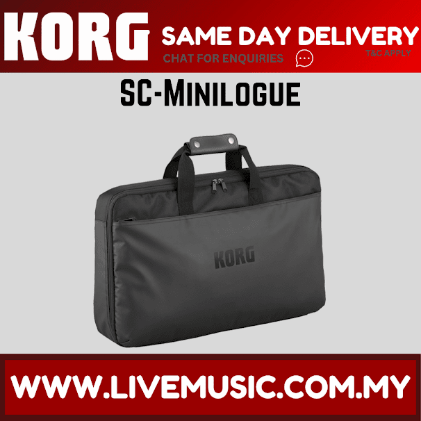 Korg SC-Minilogue Soft Case Bag Hand Carry Travel Slant for Minilogue Synth ( SC Minilogue / SCMinilogue )