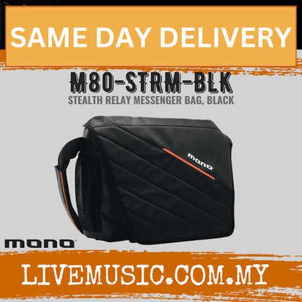 MONO Stealth Relay Messenger Bag - Black (M80-STRM-BLK)