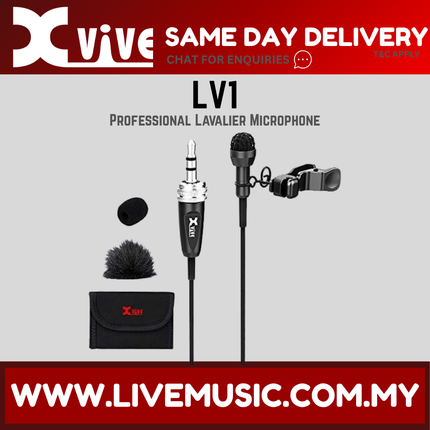 Xvive LV1 Professional Lavalier Microphone Omnidirectional Mic For Wireless System ( LV 1 )