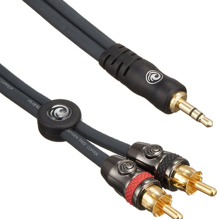 D'Addario PW-MP-05 Planet Waves Dual RCA to Stereo Mini Cable - 5 feet (PWMP05/PW-MD05/DAddario)
