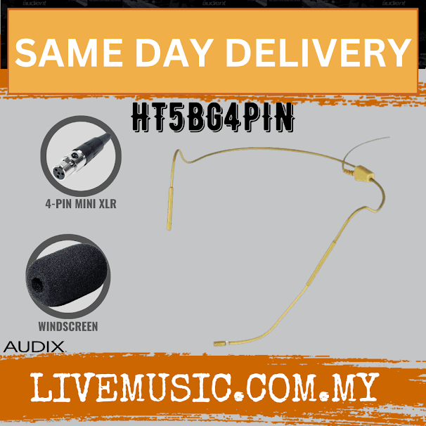 Audix HT5BG4PIN Audio Wireless Microphones ( HT5BG 4PIN / HT5BG4PIN )