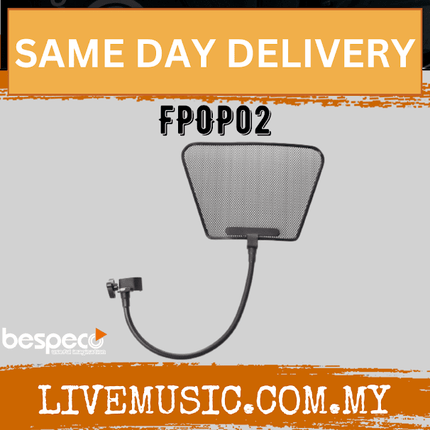 Bespeco FPOP02 Metal Screen Pop Filter ( FPOP02 / FP OP02 )