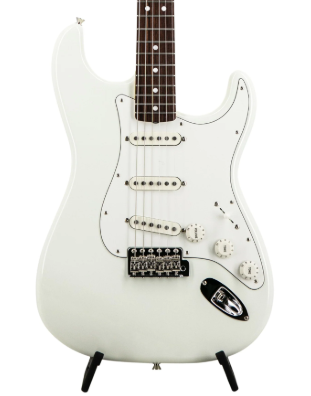 Fender FSR Collection Traditional Late 60s Stratocaster Guitar, RW FB, Olympic White
