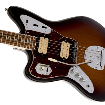 Fender Kurt Cobain Jaguar NOS Left-Handed Electric Guitar, Rosewood Fretboard with Hardshell Case - 3-Tone Sunburst
