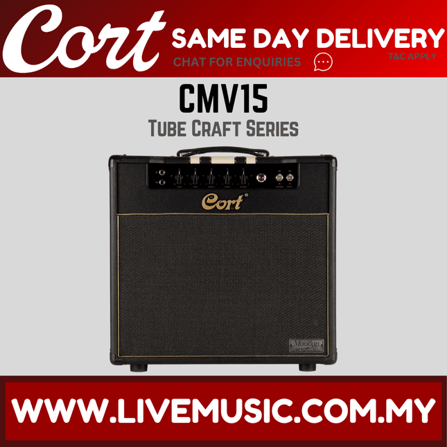 Cort CMV15 Tube Craft 15 watt Combo Guitar Amplifier (CMV-15/CMV 15)