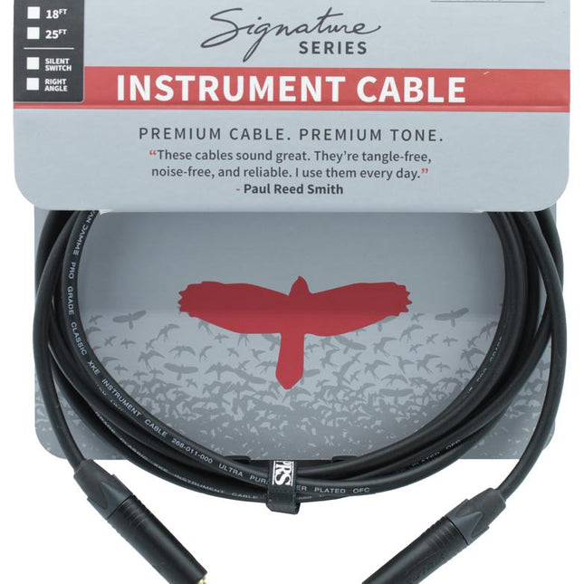 PRS Signature Instrument Cable, Straight/Straight - 10ft