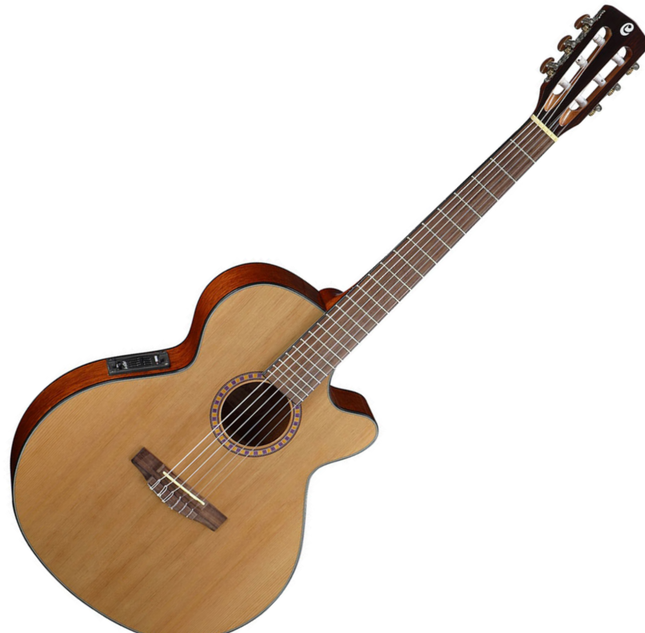 Cort CEC5 Classical Guitar with Gig Bag - Natural Glossy (CEC 5/CEC-5)