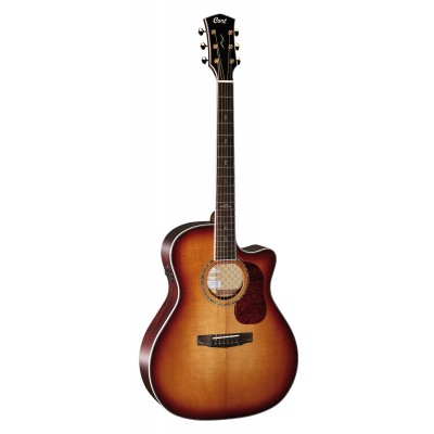 Cort Gold-A8 - Acoustic Guitar with Gig Bag - Light Burst (Gold A8/GoldA8)