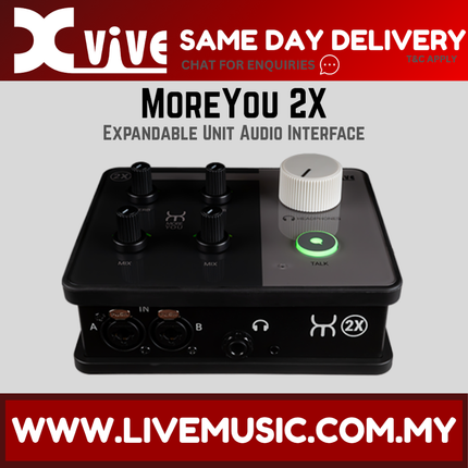 Xvive More You 2X Expansion Unit for the More You HUB Audio Interface & Personal Monitoring System ( MoreYou2X )