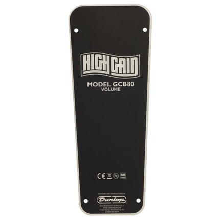 Jim Dunlop GCB80 High Gain Volume Pedal (GCB-80 / GCB 80)