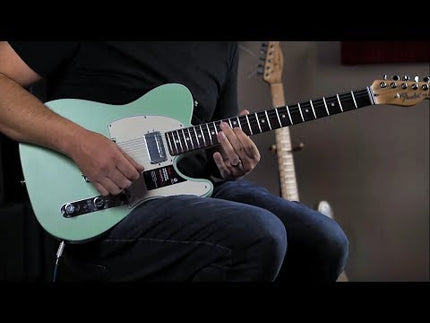 Fender American Performer HS Telecaster Electric Guitar, Rosewood Fretboard with Case - Satin Seafoam Green