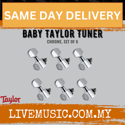 Taylor Baby Taylor Tuner, Chrome, Set of 6