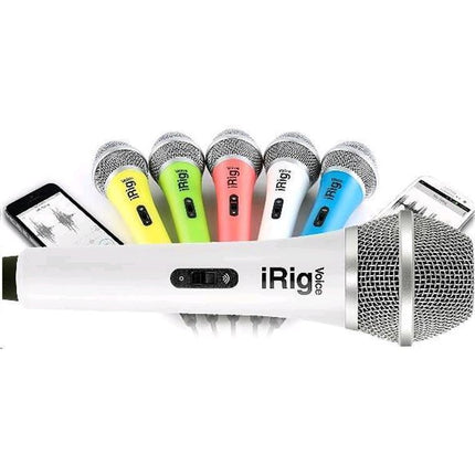 IK Multimedia iRig Voice - Handheld Microphones For Smartphone And Tablets - White