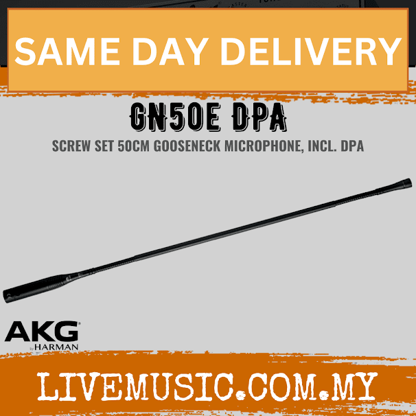 AKG GN50E incl. DPA Gooseneck Microphone with 5-pin XLR connector 50CM (GN-50E / GN 50E)