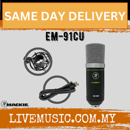 Mackie EM-91CU USB Condenser Microphone (EM91CU/EM 91CU)