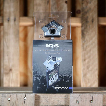 Zoom IQ6 Stereo Mic For IOS XY Stereo Recording Microphone With Lightning (IQ 6/IQ-6)