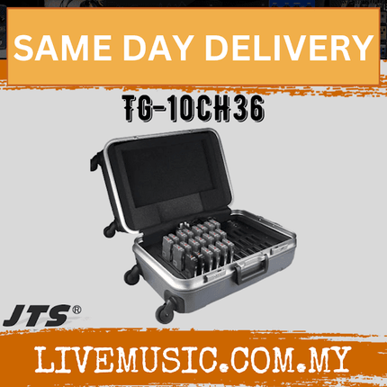 JTS TG-10CH36 Transport Case with Integrated Charging Station up to 36 Devices (TG10CH36 TG10CH36)