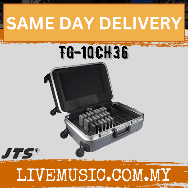 JTS TG-10CH36 Transport Case with Integrated Charging Station up to 36 Devices (TG10CH36 TG10CH36)