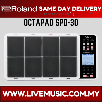 Roland SPD-30 Octapad Percussion Pad - White (SPD30)