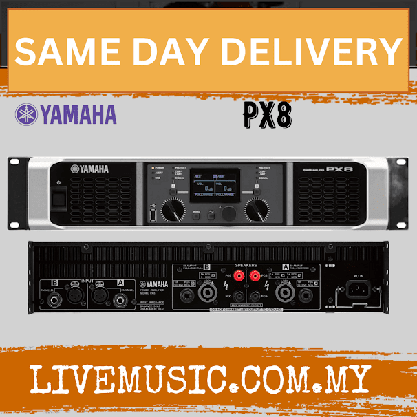 Yamaha PX8 2-channel Power Amplifier ( PX-8 / PX 8 )