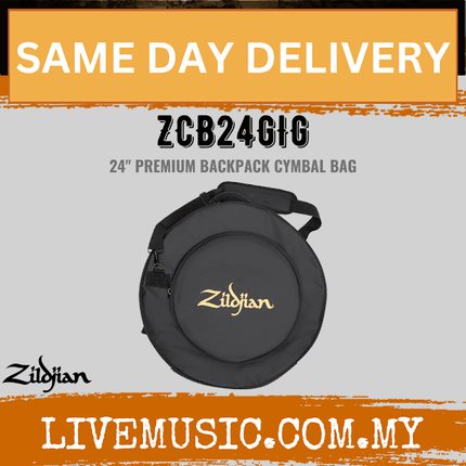 Zildjian ZCB24GIG 24″ Premium Backpack Cymbal Bag (ZCB-24GIG)