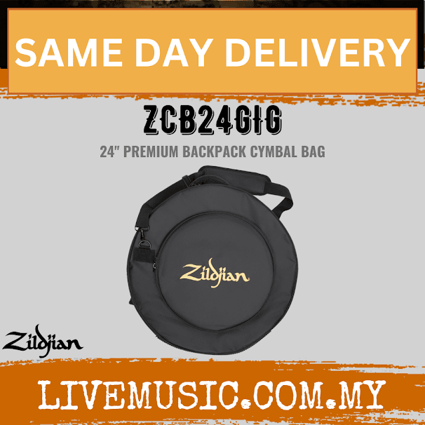Zildjian ZCB24GIG 24″ Premium Backpack Cymbal Bag (ZCB-24GIG)