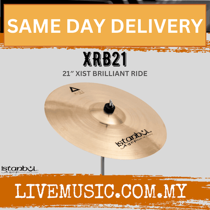 Istanbul Agop XRB21 21" Xist Brilliant Ride Cymbal (XRB-21/XRB 21)