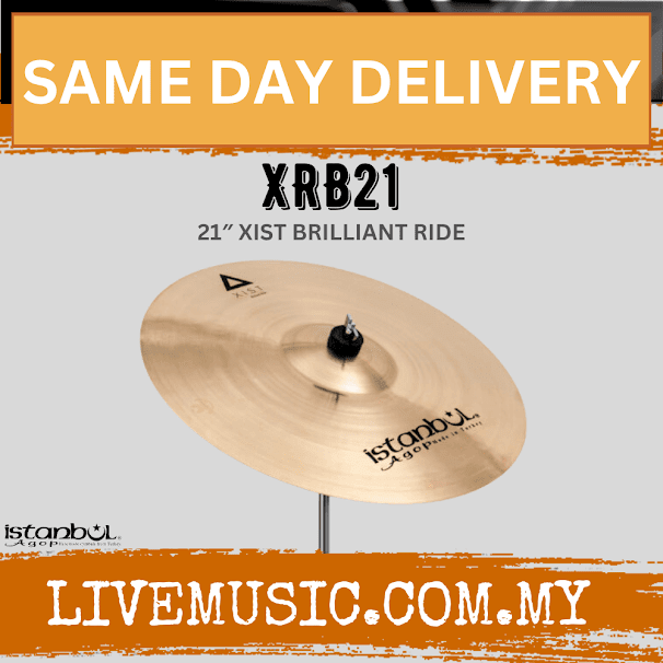 Istanbul Agop XRB21 21" Xist Brilliant Ride Cymbal (XRB-21/XRB 21)