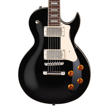 Cort CR200 Electric Guitar Jatoba Fretboard with Gig Bag - Black (CR-200/CR 200)