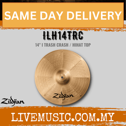 Zildjian 14" I Series Trash Crash / Hi-Hat Top Cymbal (ILH14TRC)