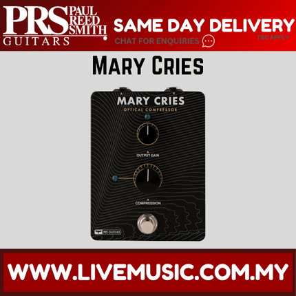PRS Mary Cries Optical Compressor Guitar Effects Pedal