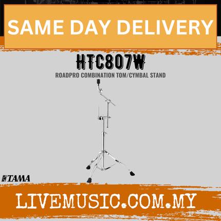 Tama HTC807W Roadpro Combination Tom/Cymbal Stand ( HTC-807W / HTC 807W )