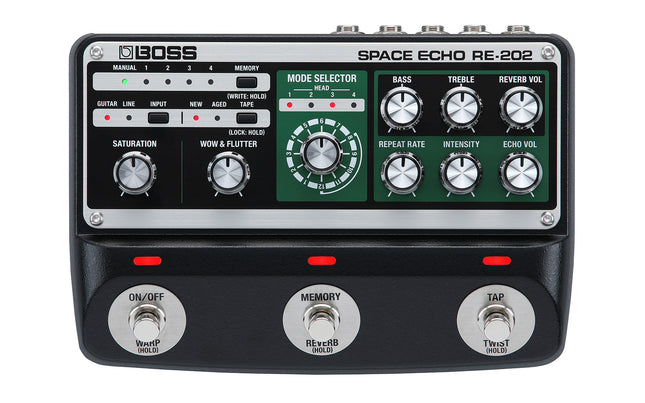 Boss RE-202 Space Echo Digital Delay Pedal (RE202 / RE 202)