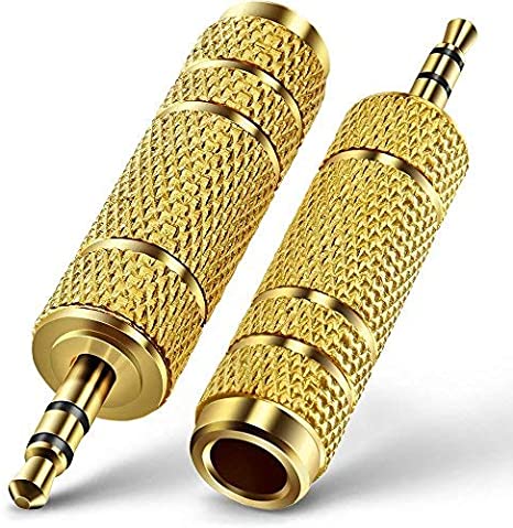 Kadenza 6.3 mm to 3.5 mm Audio Jack Adapter 1/4" TO 3.5MM TRS - BIG TO SMALL ( LMC )