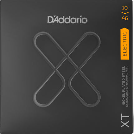 D'Addario XTE1046 - XT Electric Nickel Plated Steel Strings, Regular Light (10-46)(Daddario)