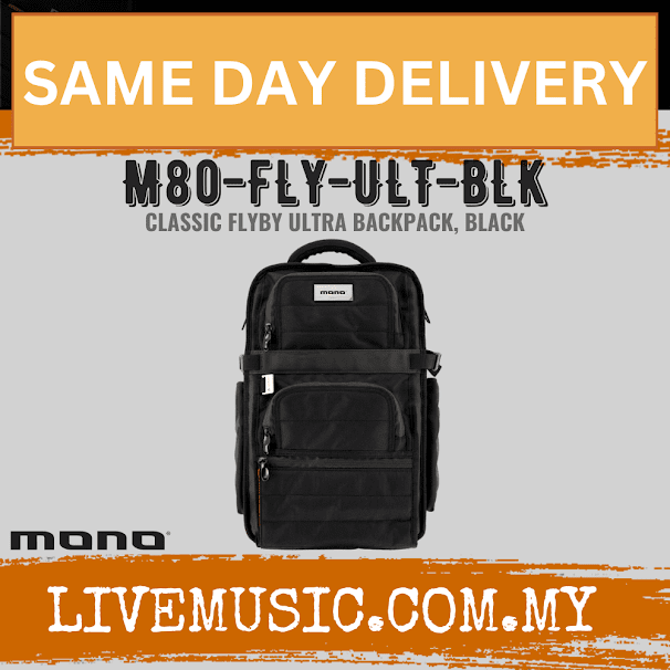 MONO Classic FlyBy Ultra Backpack - Black (M80-FLY-ULT-BLK)