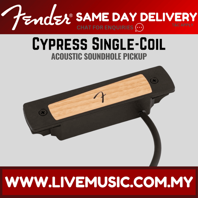 Fender Cypress Single-Coil Acoustic Soundhole Pickup - Natural